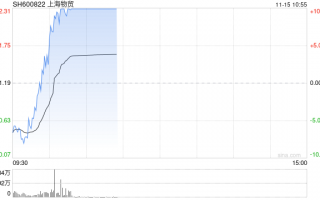 上海国资概念探底回升 上海物贸涨停